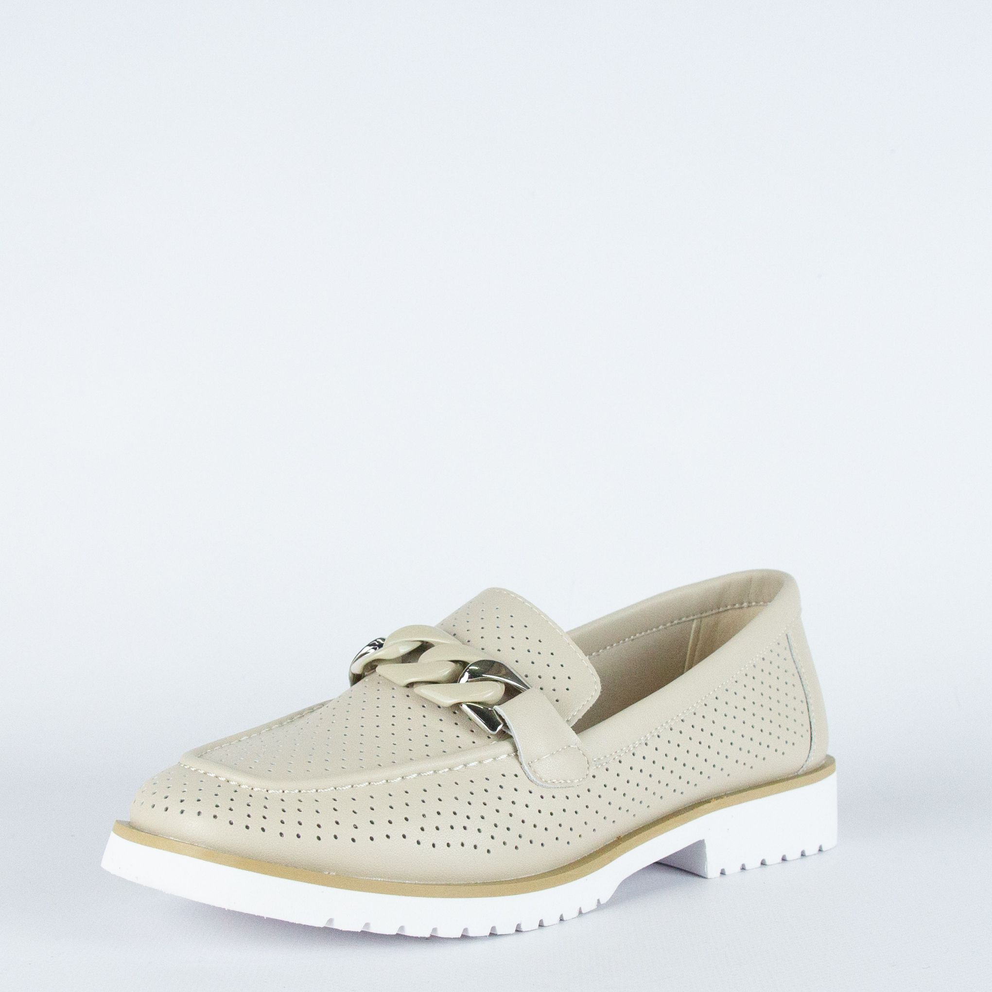 

Лоферы женские Tofa 506959-5 бежевые 38 RU, Бежевый, 506959-5