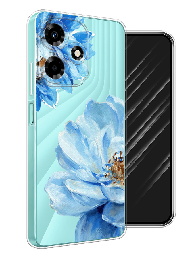 

Чехол Awog на Infinix Hot 30 "Голубые клематисы", Голубой, 3104050-8