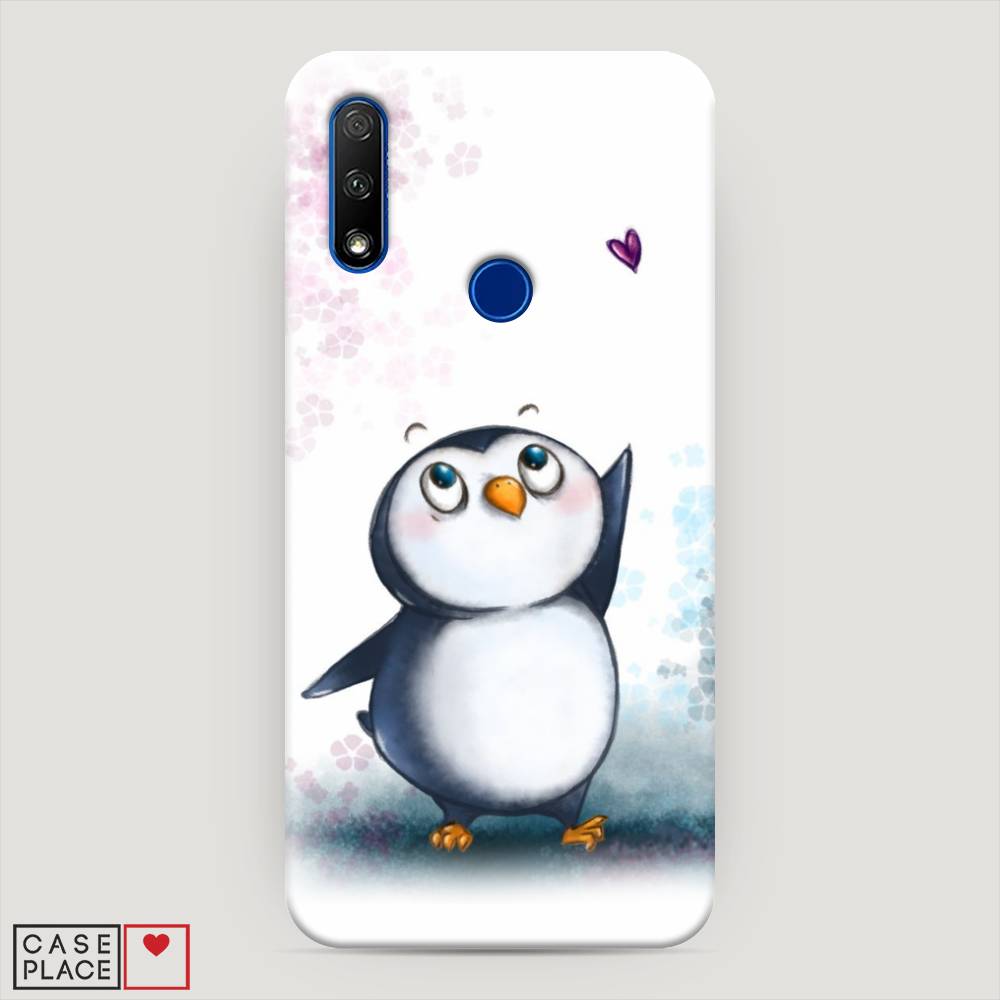 

Чехол Awog "Пингвин и сердечко" для Honor 9X, 69920-1