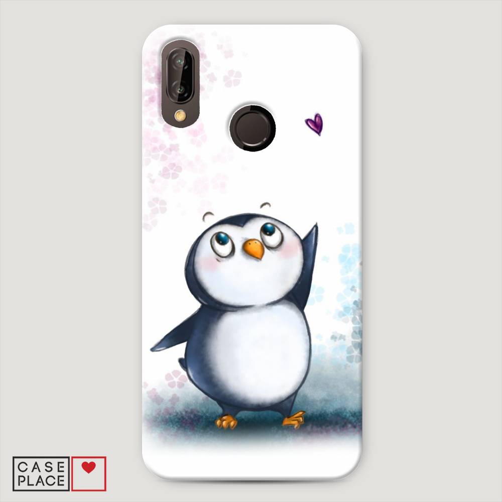 

Чехол Awog "Пингвин и сердечко" для Huawei Nova 3E, 65620-1