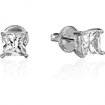 

Серьги из белого золота Эстет 01С1213909, фианит, 01С1213909