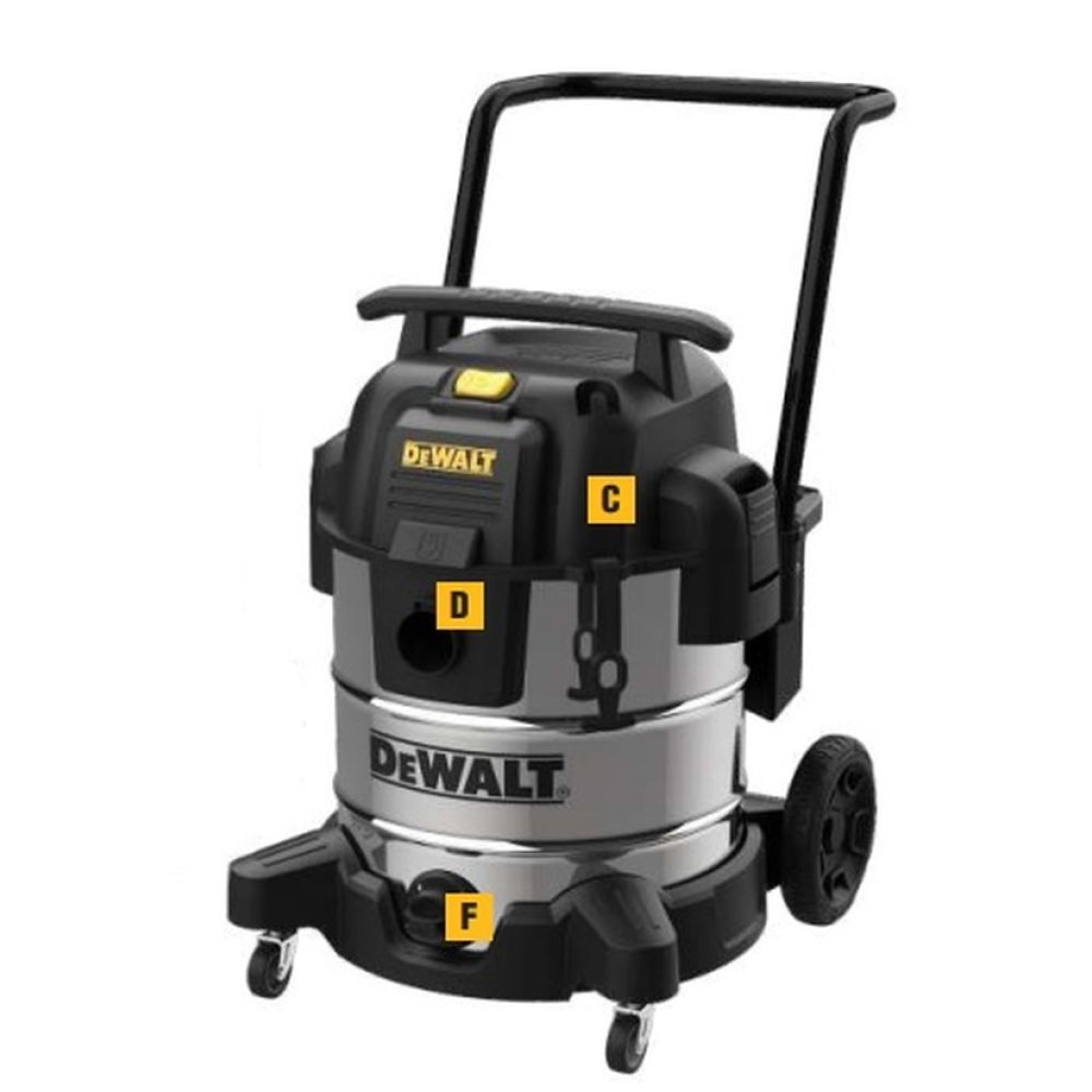 Строительный пылесос DEWALT DXV50SPTA 1300 Вт 50 л DXV50SPTA 4161000₽