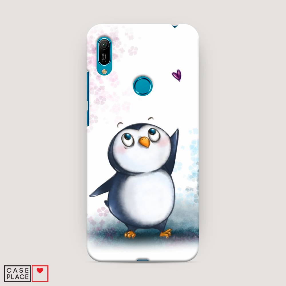 

Чехол Awog "Пингвин и сердечко" для Huawei Y6 2019