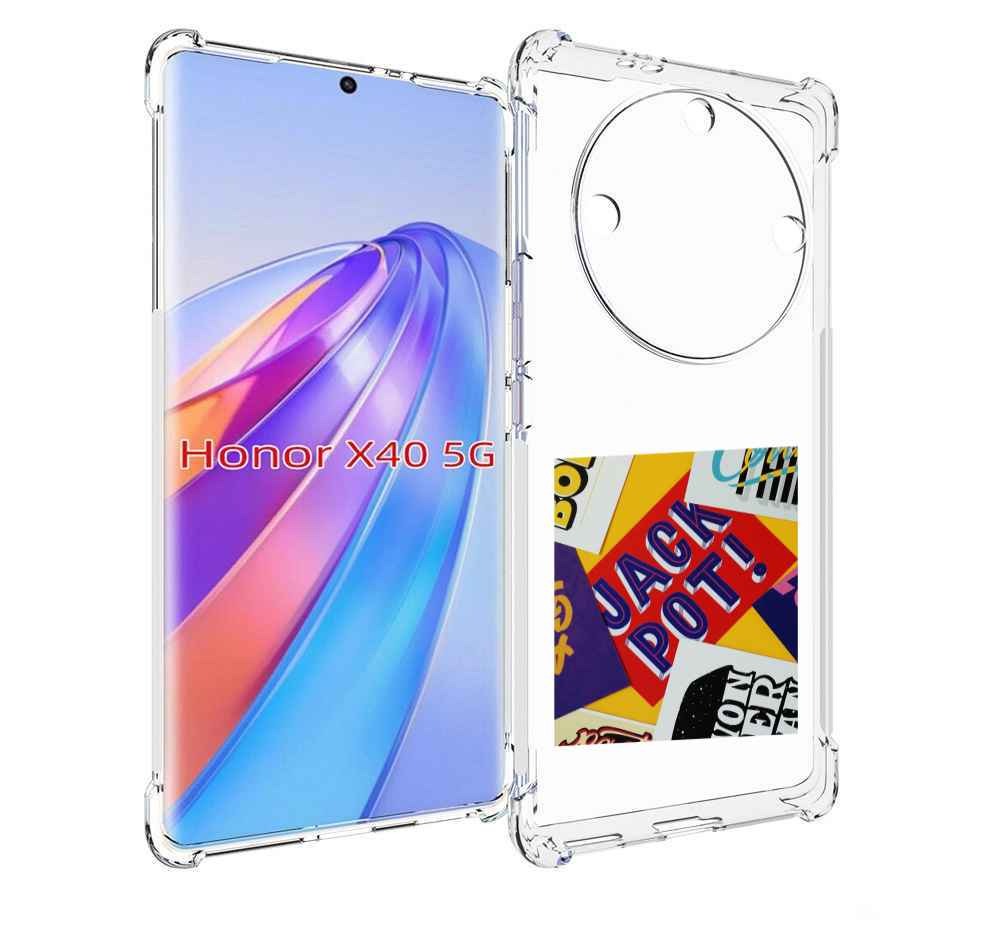 

Чехол MyPads джекпот для Honor X40, Прозрачный, Tocco