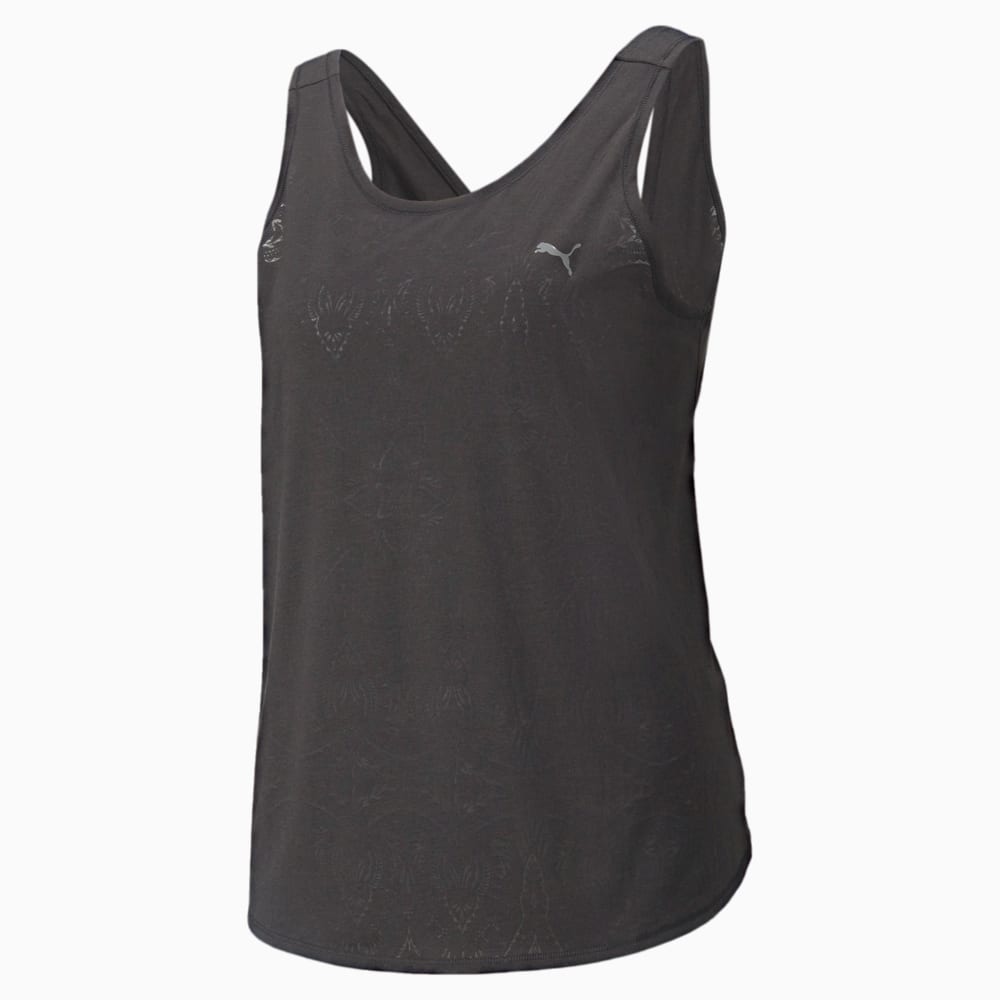 фото Майка женская puma studio burn out twist tank черная s