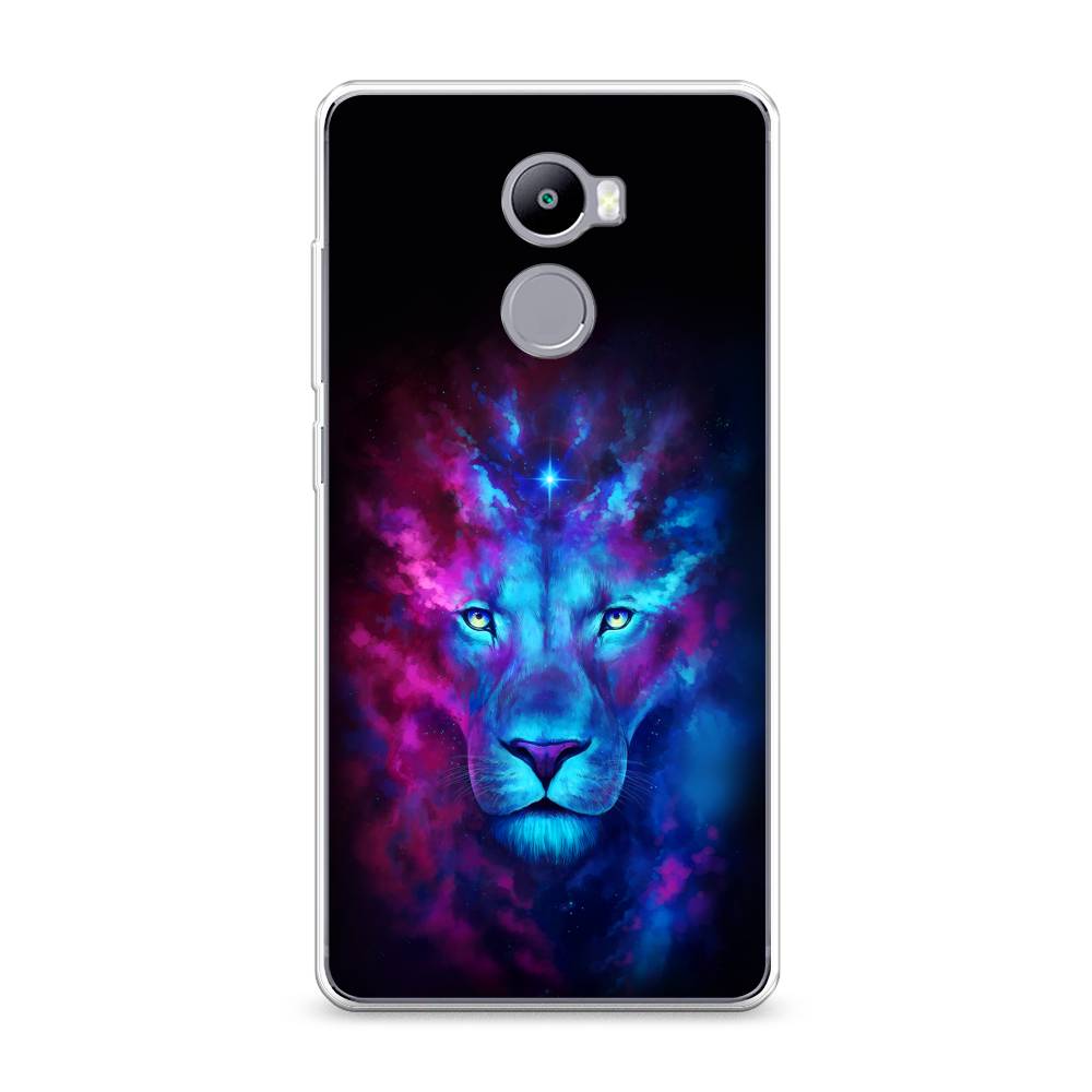

Чехол Awog на Xiaomi Redmi 4 "Космический лев", Разноцветный, 31150-1