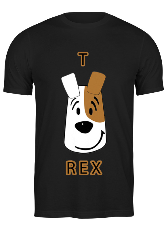 

Футболка мужская Printio T-rex черная M, Черный, T-rex