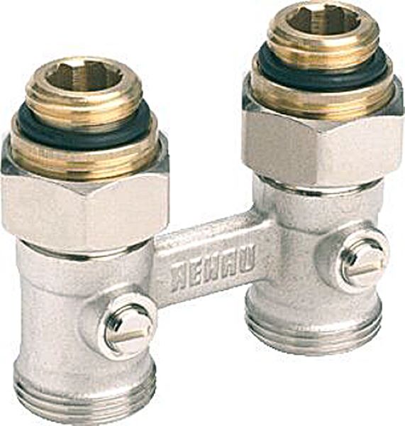 

Блок шаровых кранов Rehau прямой G1/2-G3/4, 12407271001