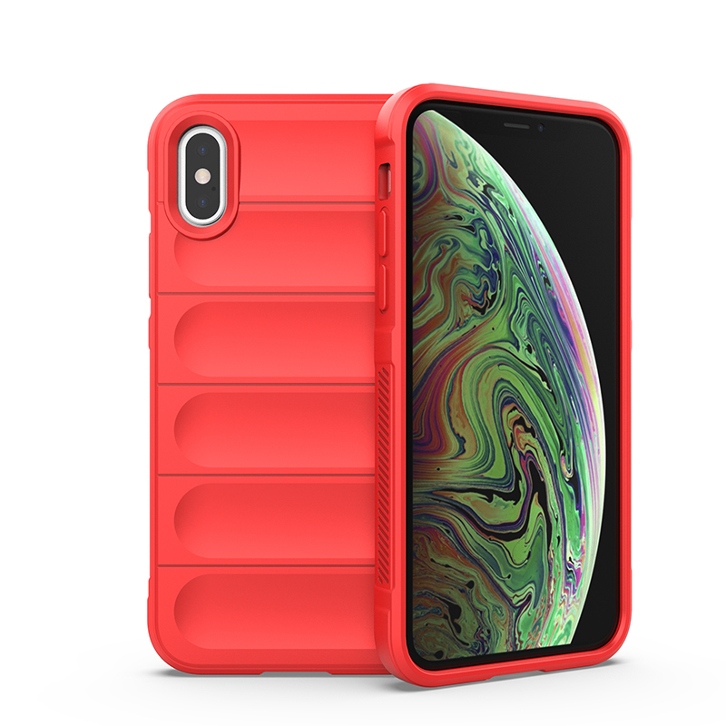 

Противоударный чехол Flexible Case для iPhone X / XS, красный, Flexible Case