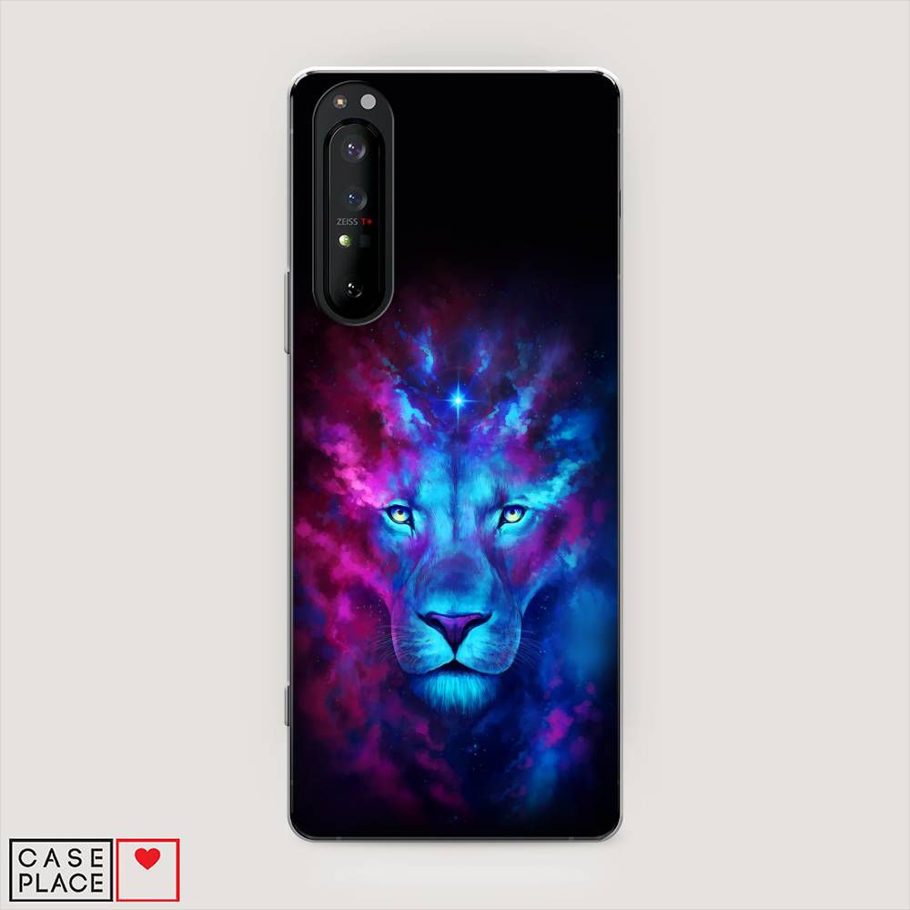 

Чехол Awog на Sony Xperia 1 II "Космический лев", Разноцветный, 54550-1