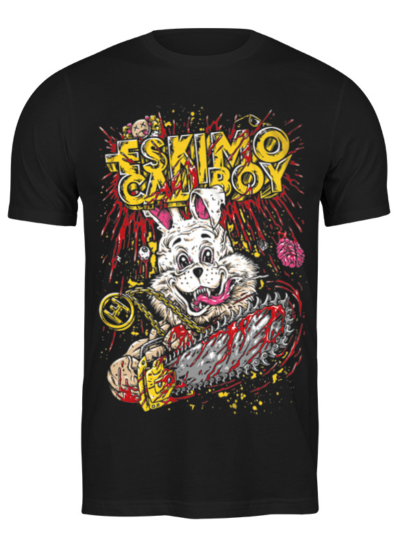 

Футболка мужская Printio Eskimo callboy черная M, Черный, Eskimo callboy