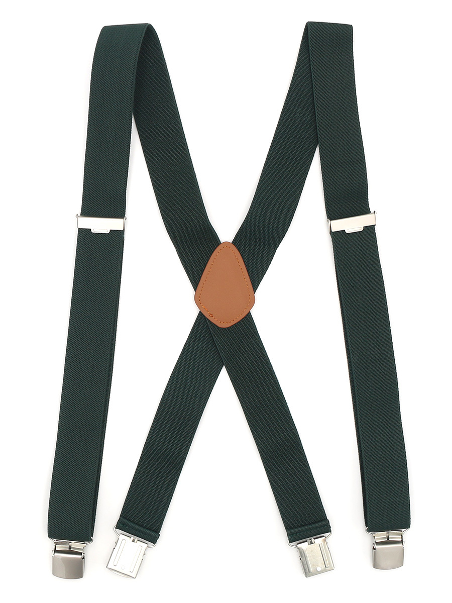 Подтяжки унисекс GENTLETEAM Suspenders-5 зеленые