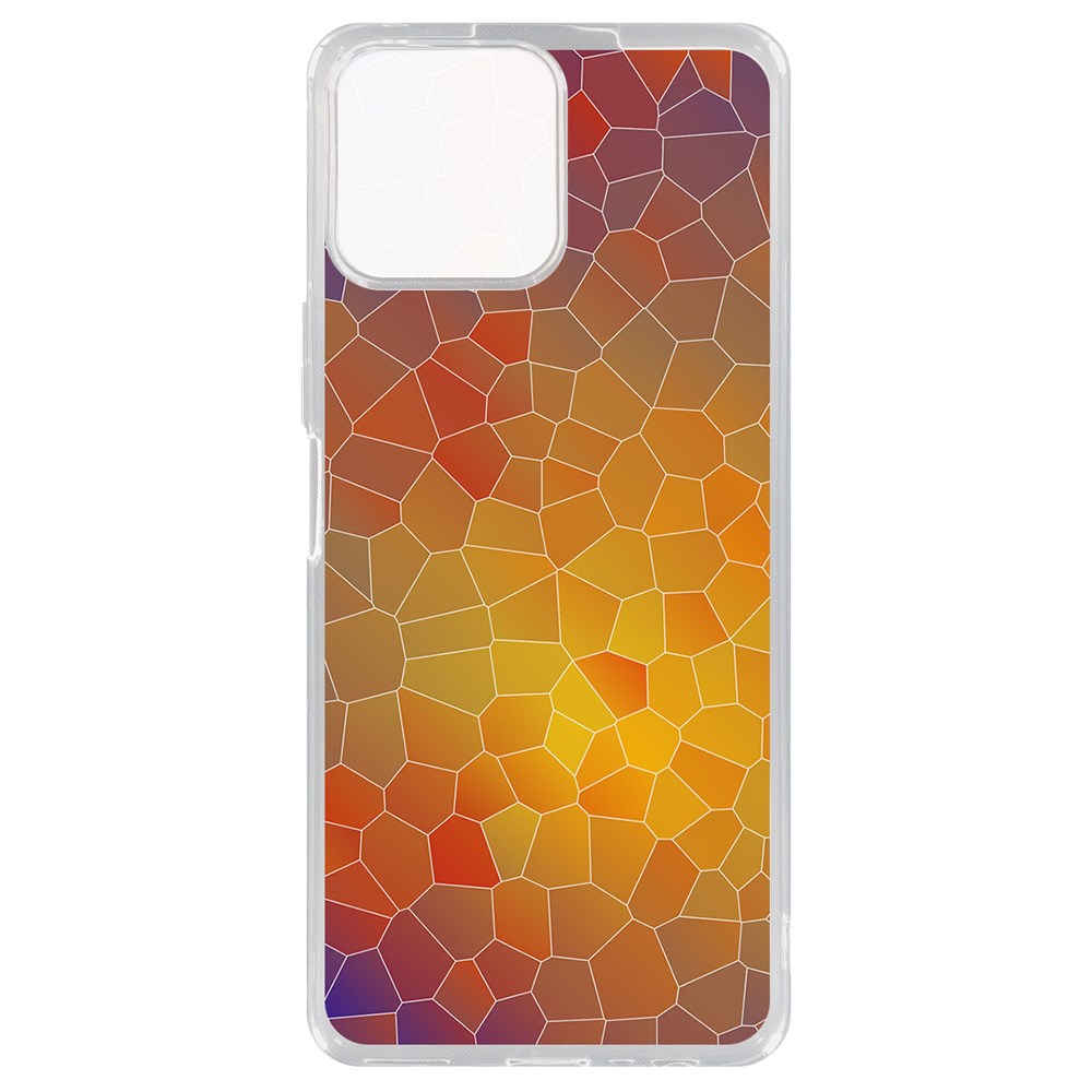 

Чехол-накладка Krutoff Clear Case Витраж 1 для Honor X8, Прозрачный