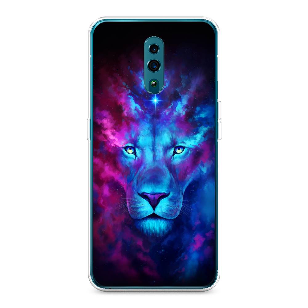 

Чехол Awog на Oppo Reno "Космический лев", Разноцветный, 250750-1