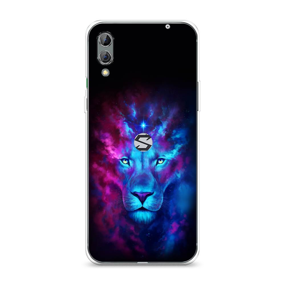 

Чехол Awog на Xiaomi Black Shark 2 "Космический лев", Разноцветный, 36350-1