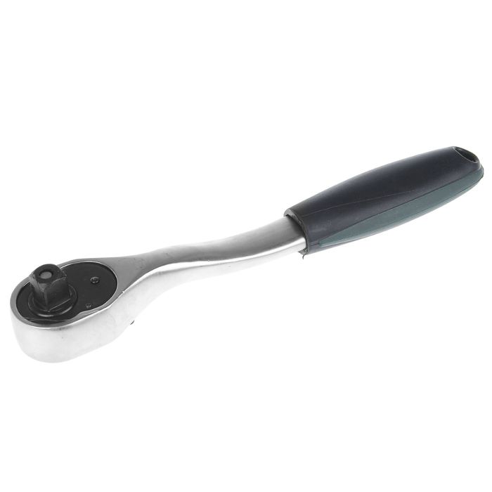 

Вороток с трещоткой Tundra, квадрат 1/2", изогнутая рукоятка, 72 зубца, CrV