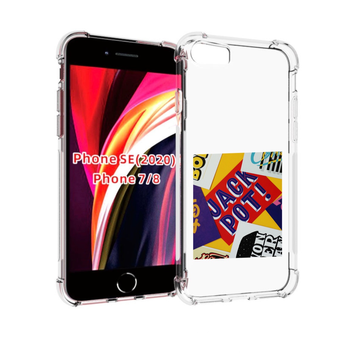 

Чехол MyPads джекпот для iPhone 7 4.7 / iPhone 8 / iPhone SE 2 (2020), Прозрачный, Tocco