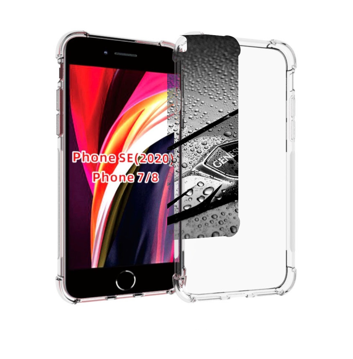 

Чехол MyPads дженезис genesis 2 мужской для iPhone 7 4.7 / iPhone 8 / iPhone SE 2, Прозрачный, Tocco