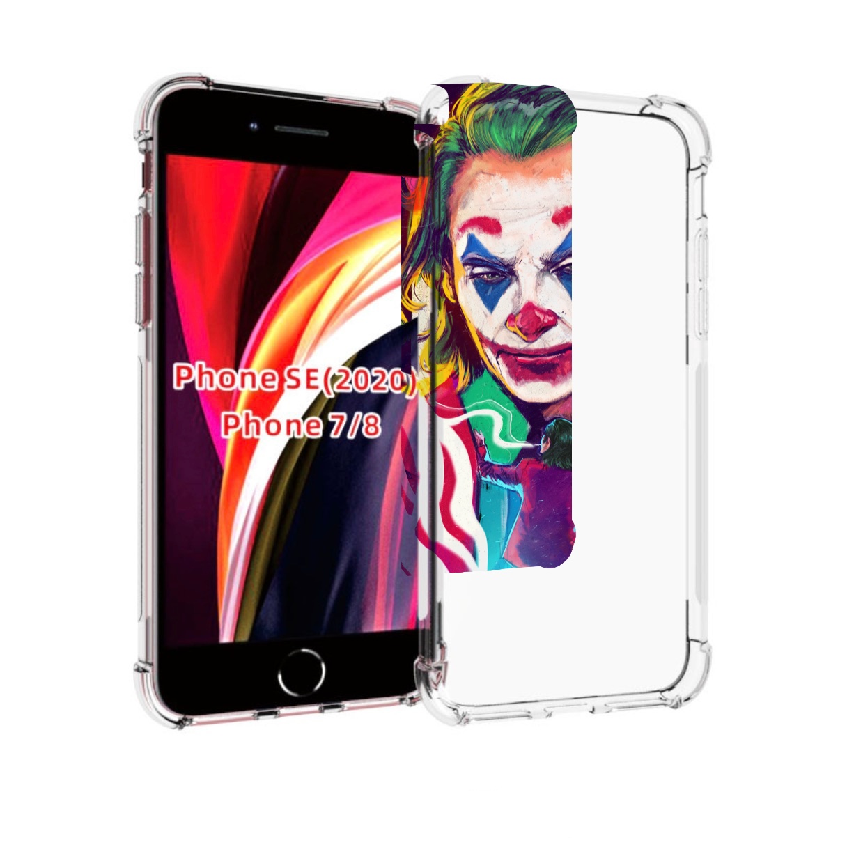 

Чехол MyPads джокер-у-джокера для iPhone 7 4.7 / iPhone 8 / iPhone SE 2 (2020), Прозрачный, Tocco