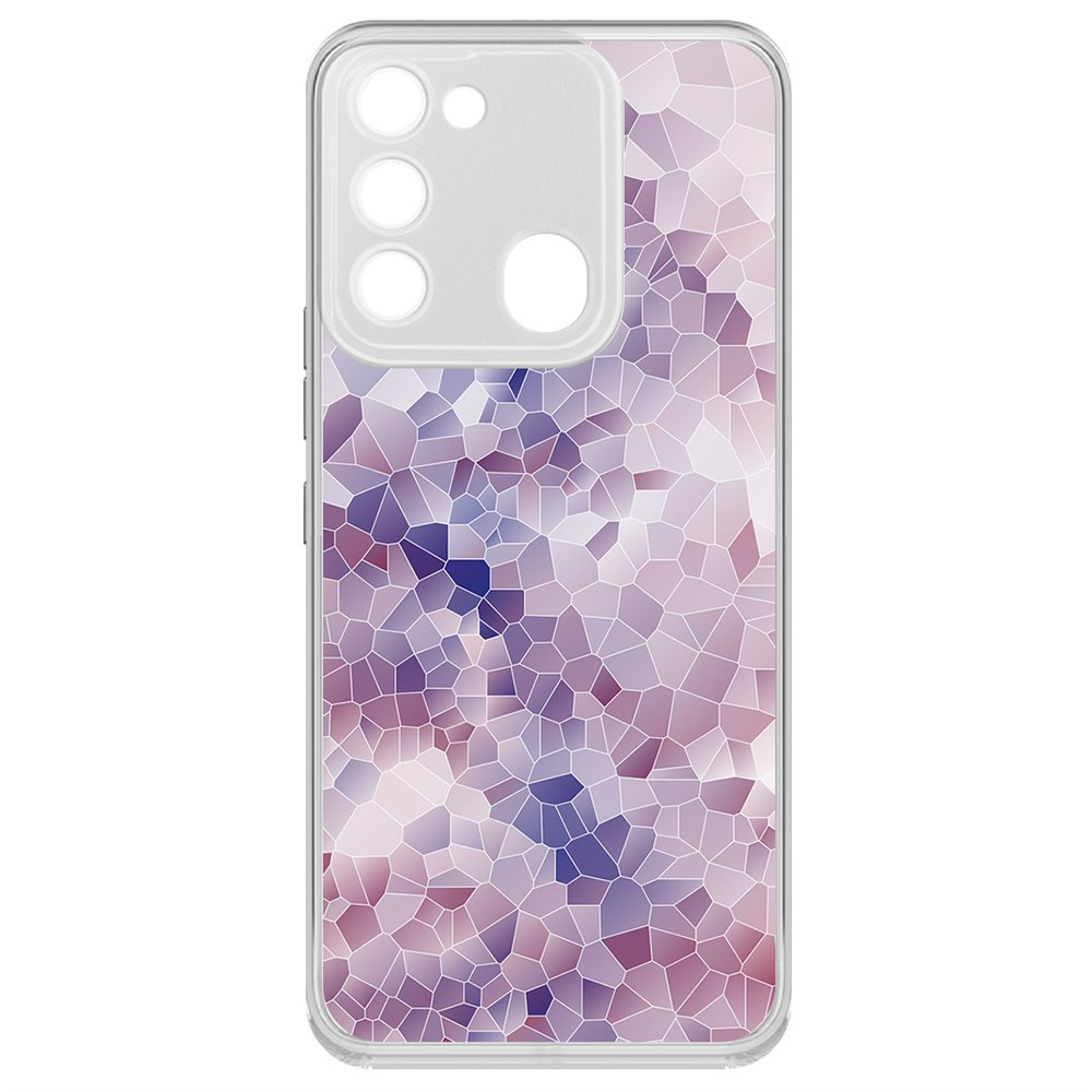 

Чехол-накладка Krutoff Clear Case Витраж 2 для TECNO Spark Go 2022, Прозрачный