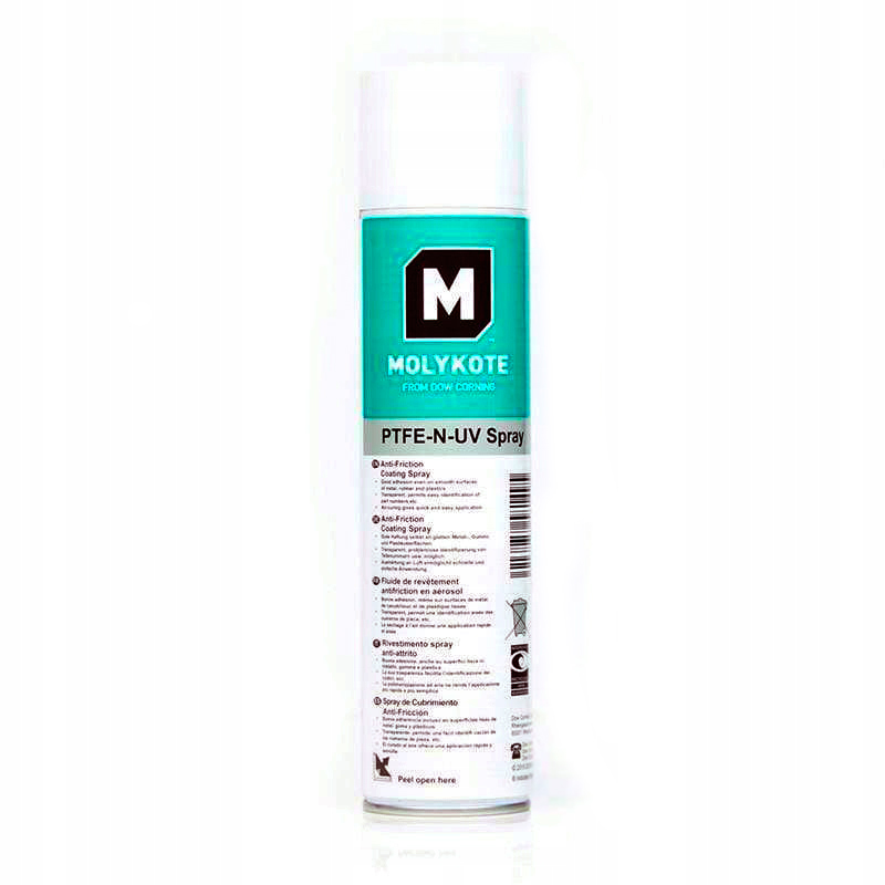 

Антифрикционное покрытие Molykote PTFE-N-UV Spray (400 мл)