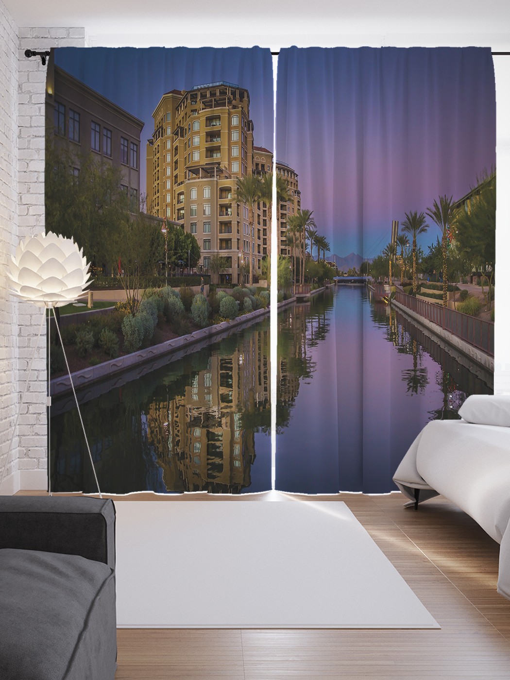 

Шторы JoyArty с фотопечатью "Панорама Скоттсдейл" из сатена, 290х265 см, Панорама Скоттсдейл