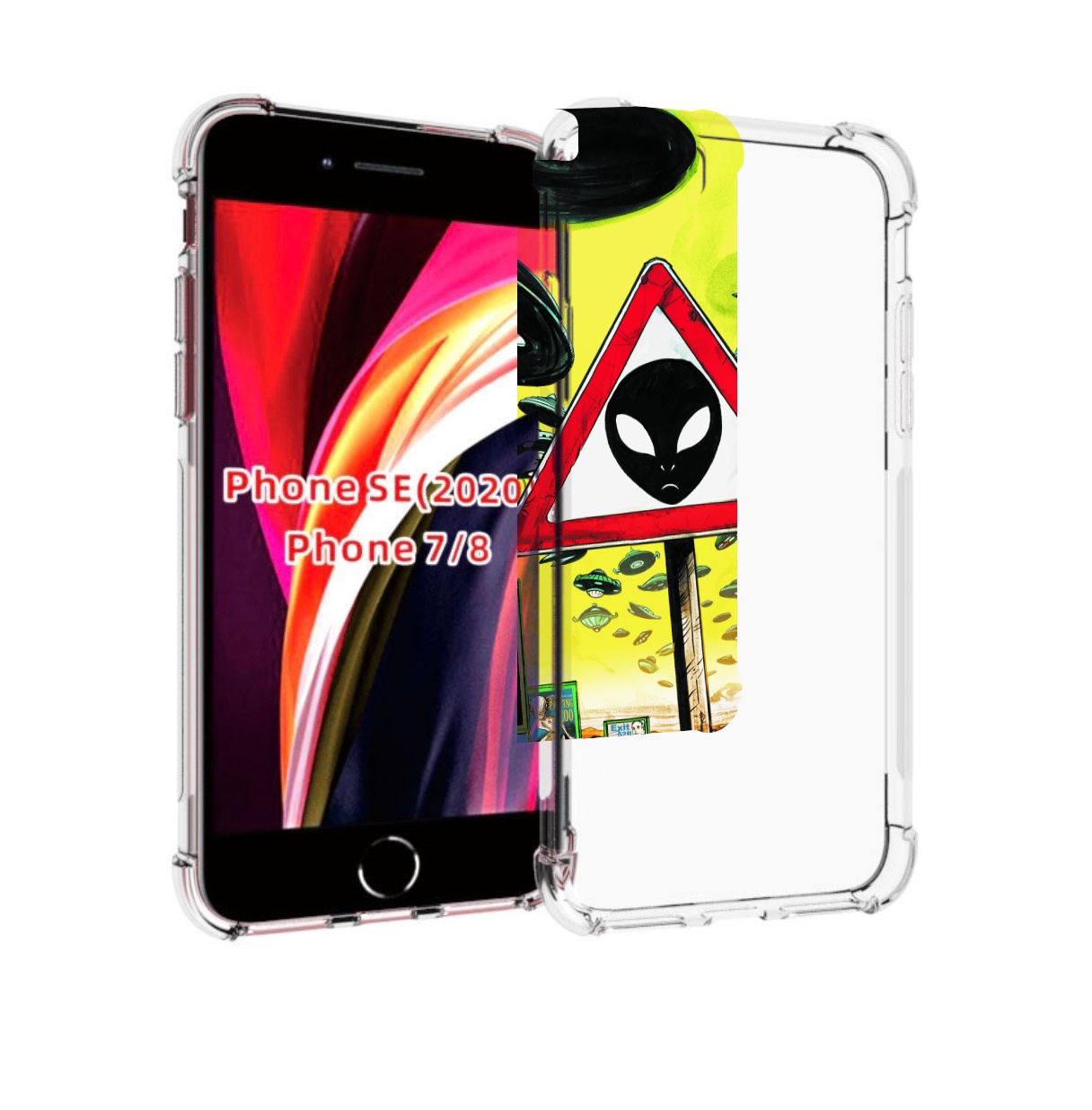 

Чехол MyPads дорога к инопланетянам для iPhone 7 4.7 / iPhone 8 / iPhone SE 2 (2020), Прозрачный, Tocco