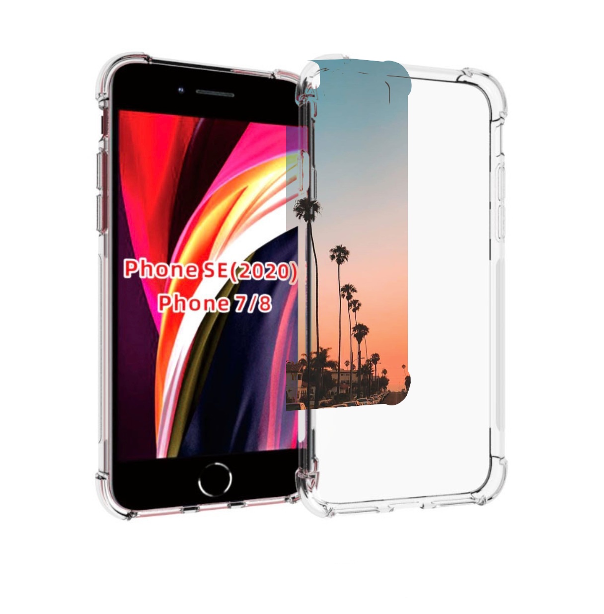 

Чехол MyPads дорога-с-закатом для iPhone 7 4.7 / iPhone 8 / iPhone SE 2 (2020), Прозрачный, Tocco