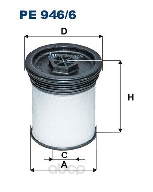 

Фильтр топливный opel antara/chevrolet captiva 2.2d 11- Filtron арт. PE 946/6