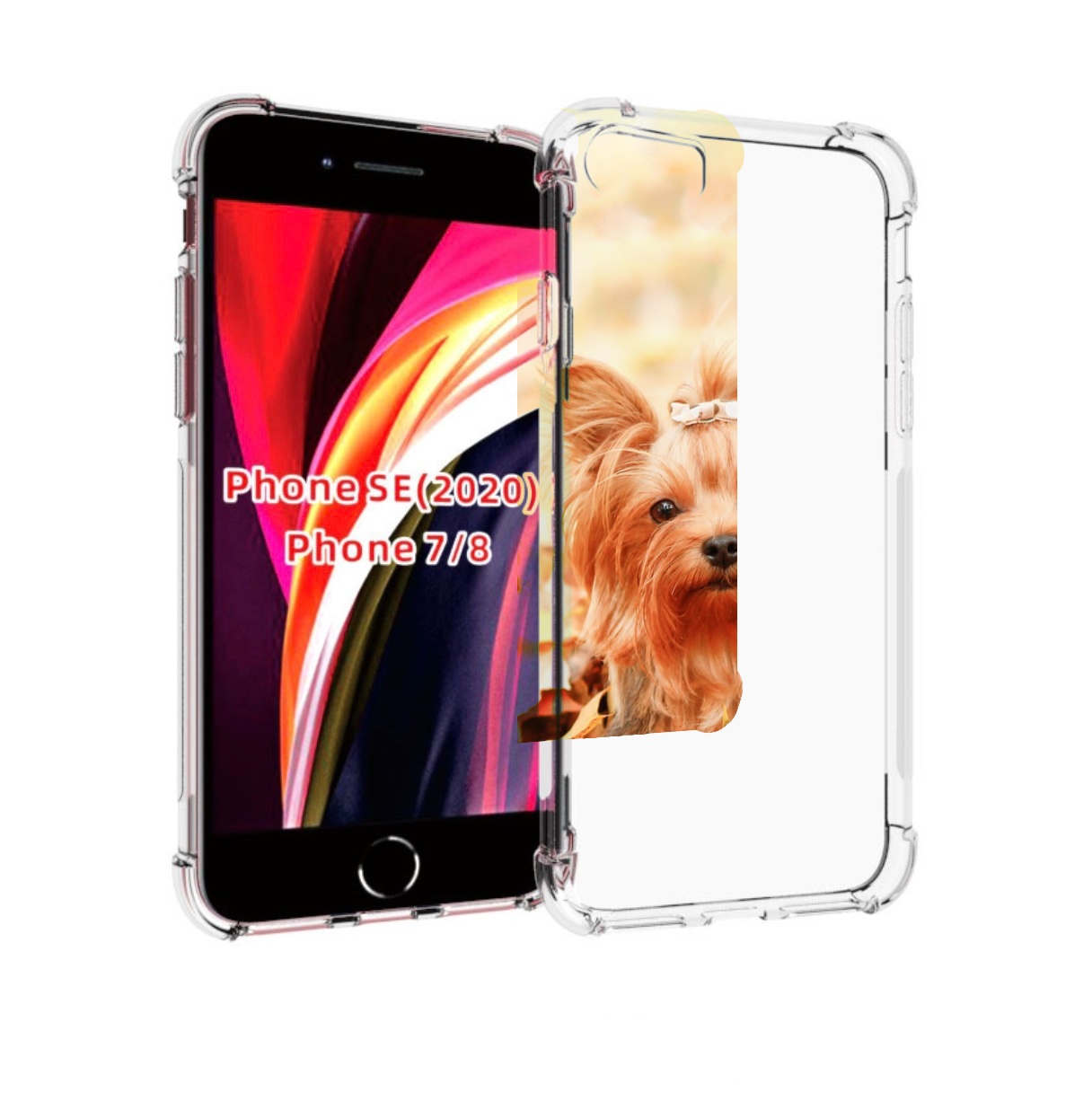 

Чехол MyPads еркширдскии терьер иорк для iPhone 7 4.7 / iPhone 8 / iPhone SE 2 (2020), Прозрачный, Tocco