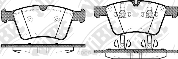 

Тормозные колодки NiBK PN0464