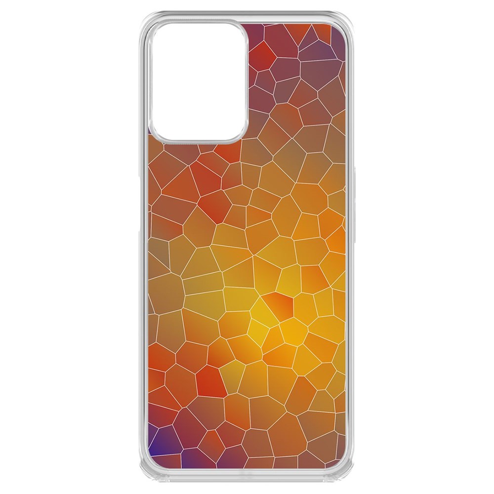 

Чехол-накладка Krutoff Clear Case Витраж 1 для Realme C35, Прозрачный
