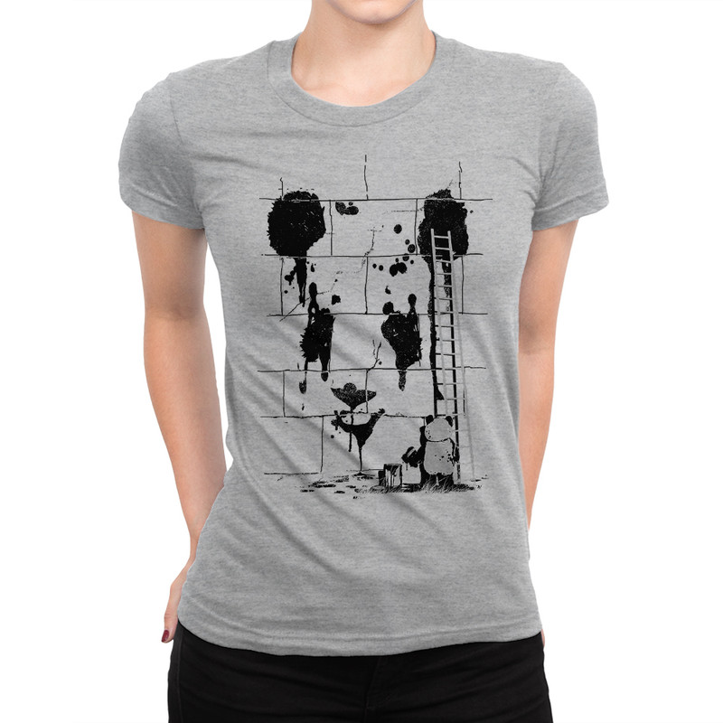 

Футболка женская Dream Shirts Граффити Панда серая 2XL, Серый, Граффити Панда