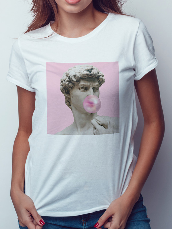 фото Футболка женская dream shirts давид белая xl