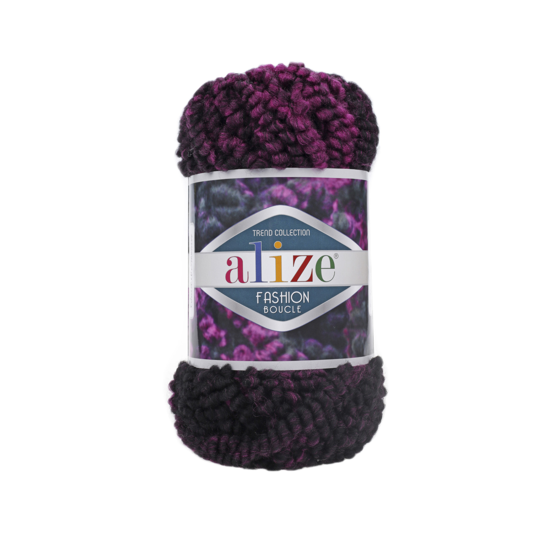 

Пряжа Alize 499316 Fashion boucle 60 чёрный, Fashion boucle