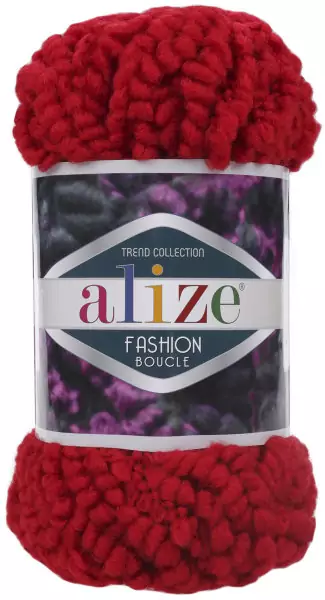 фото Пряжа alize 499316 fashion boucle 56 красный