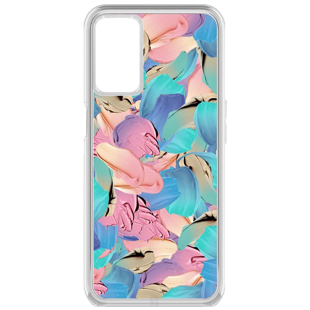 

Чехол-накладка Krutoff Clear Case Абстракт краска для Oppo A55, Прозрачный
