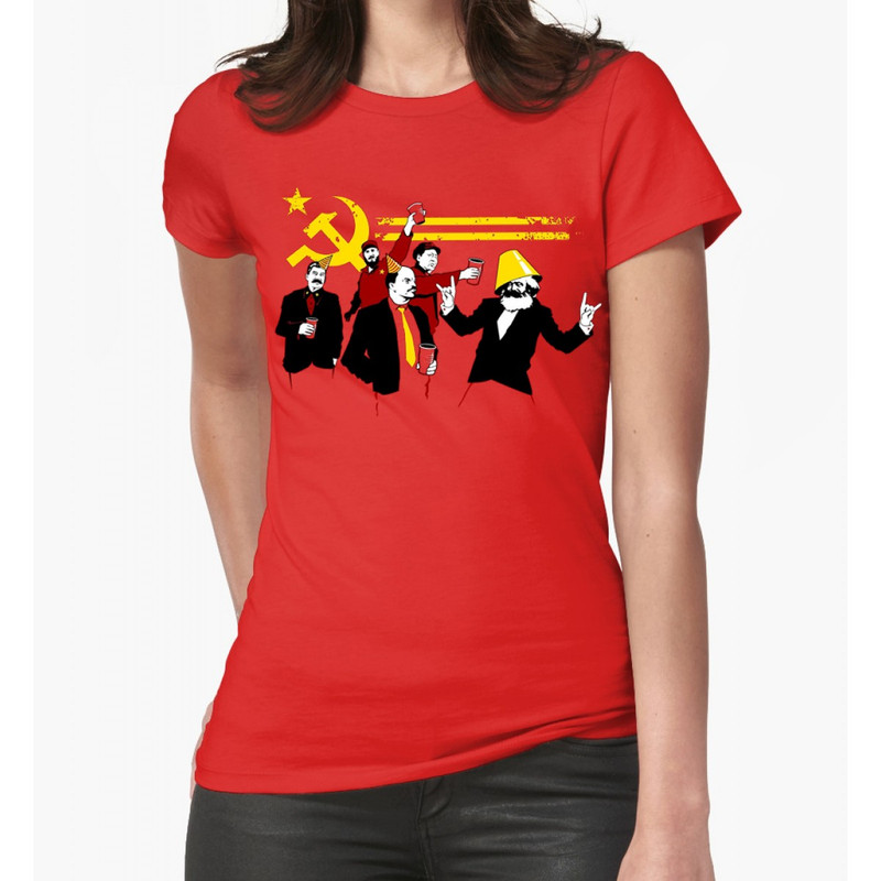 

Футболка женская Dream Shirts Коммунистическая Вечеринка красная L, Красный, "Коммунистическая Вечеринка"