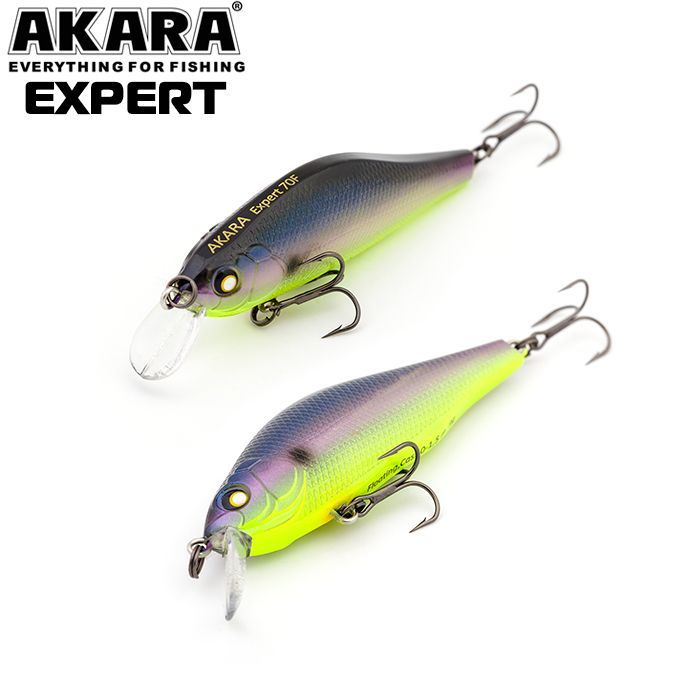 

Воблер Akara Expert 70F 9 гр 1/3 oz 2,8 in A79, Разноцветный, Expert