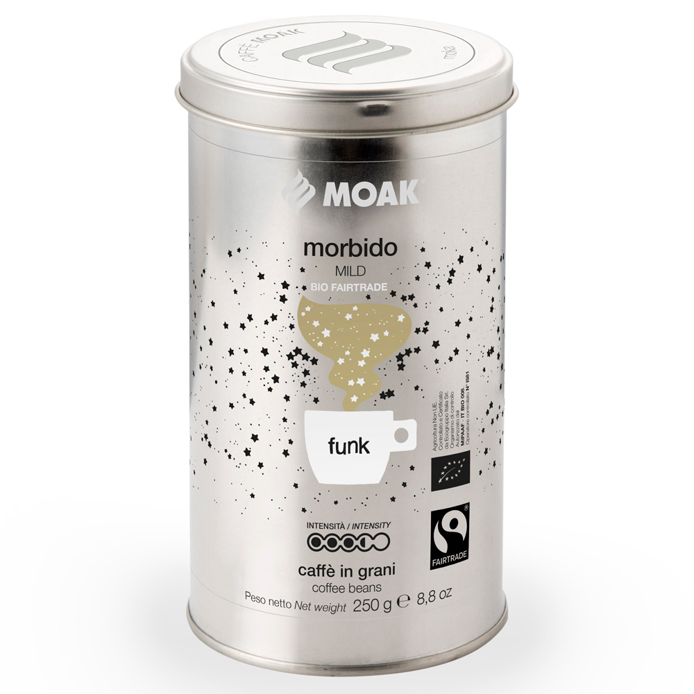 

Кофе в зернах Moak Morbido Funk 250 гр. (ж.б.), Morbido Funk