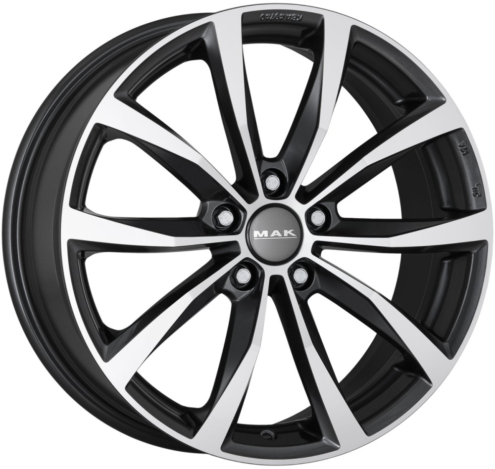 

Колесный диск 8x18/5x112 ET50 D57,1 Wolf Black mirror
