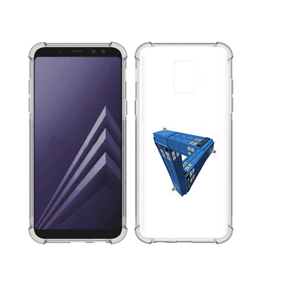 

Чехол MyPads Tocco для Samsung Galaxy A6 (2018) головолока абстракция (PT111558.582.291), Прозрачный, Tocco