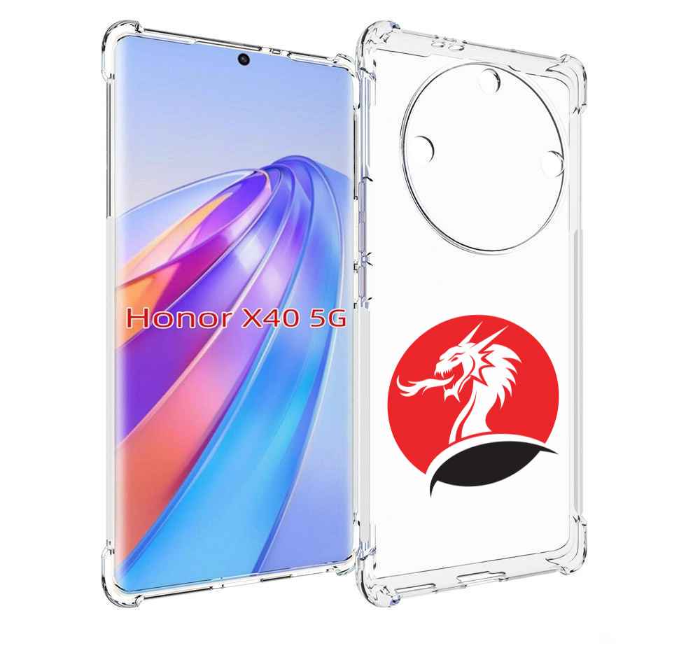 

Чехол MyPads дракон-рисунок для Honor X40, Прозрачный, Tocco