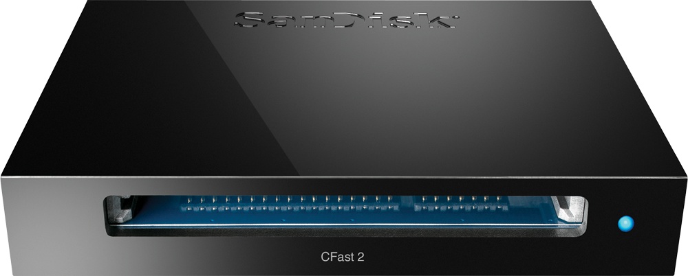 фото Устройство для чтения карт памяти sandisk extreme pro cfast 2.0 reader, usb 3.0, черный