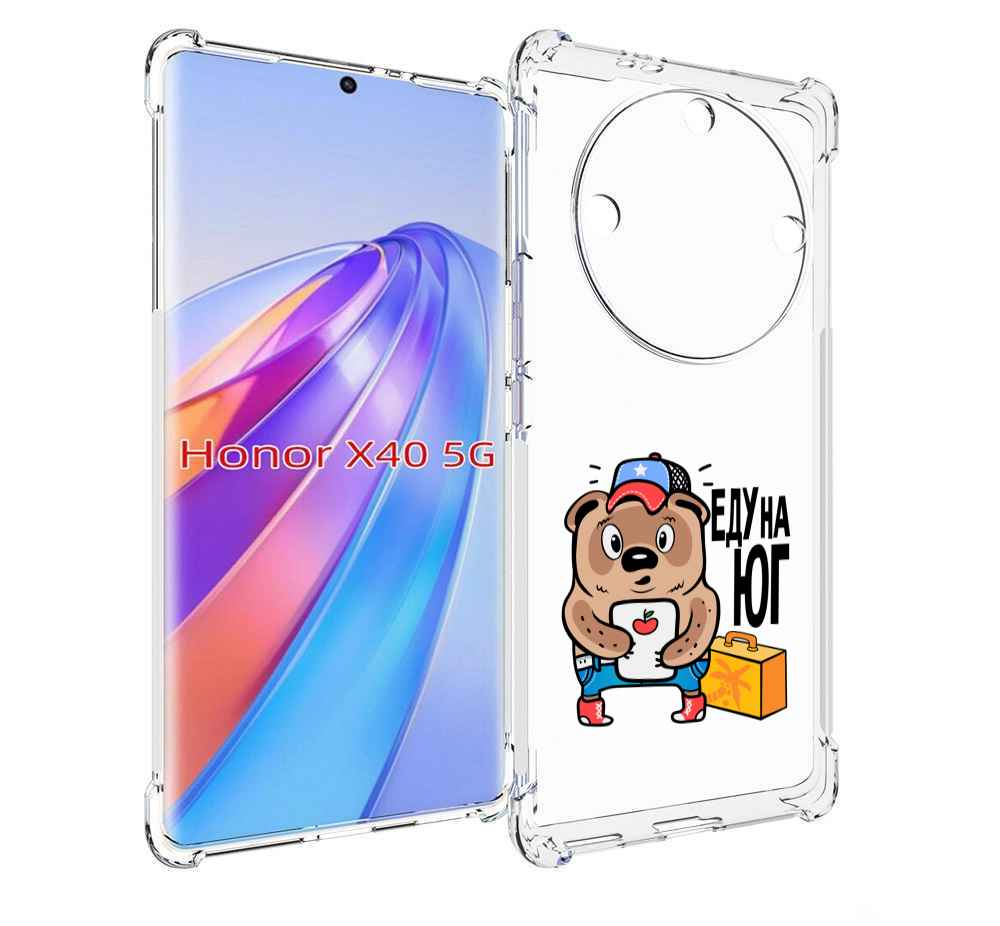 

Чехол MyPads еду-на-юг для Honor X40, Прозрачный, Tocco