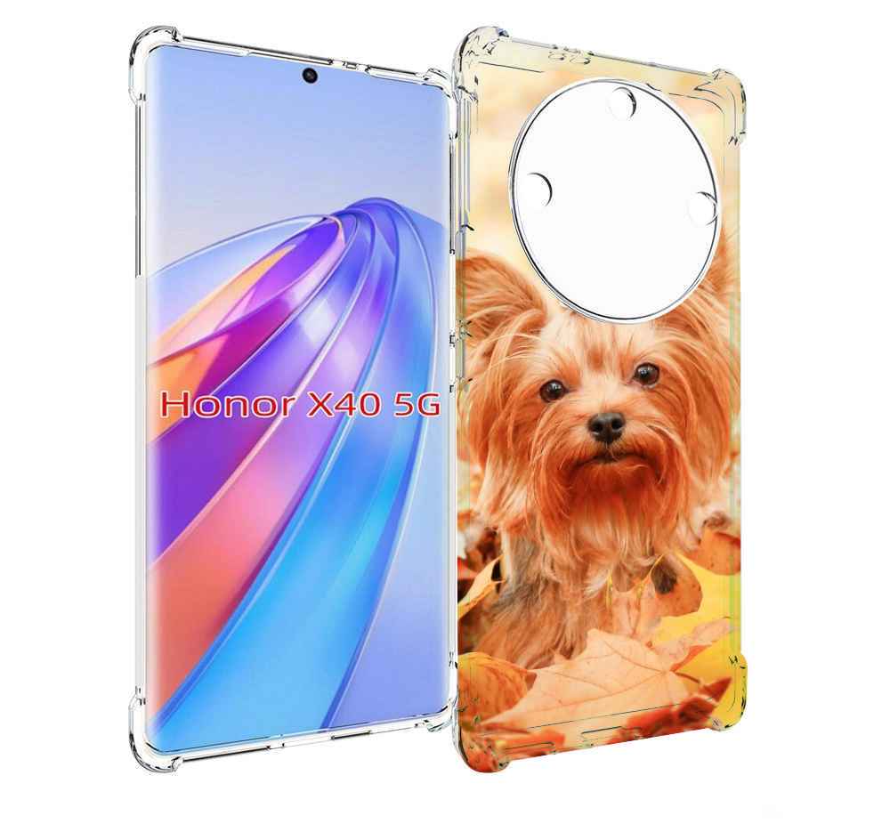 

Чехол MyPads еркширдскии терьер иорк для Honor X40, Прозрачный, Tocco