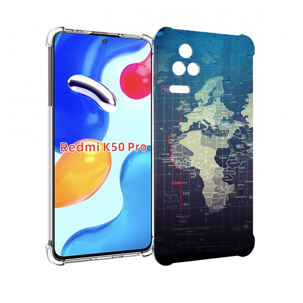 

Чехол MyPads бункер-анклава для Xiaomi Redmi K50/K50 Pro, Прозрачный, Tocco