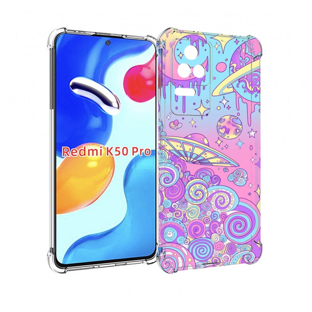 

Чехол MyPads ванильные планеты для Xiaomi Redmi K50 / K50 Pro, Прозрачный, Tocco