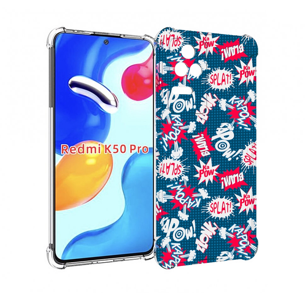 

Чехол MyPads взрывной-принт для Xiaomi Redmi K50 / K50 Pro, Прозрачный, Tocco