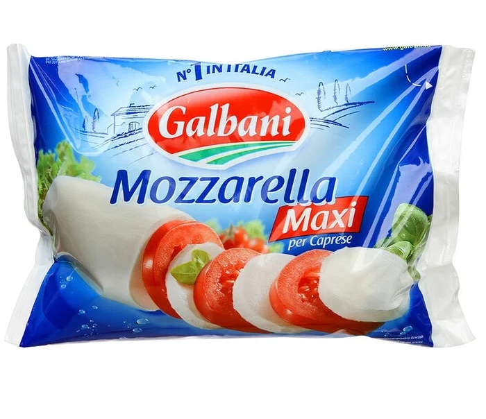 Сыр мягкий Galbani моцарелла, maxi, 45%, 250 г